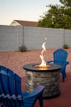 Fire pit for those chilly evening nights